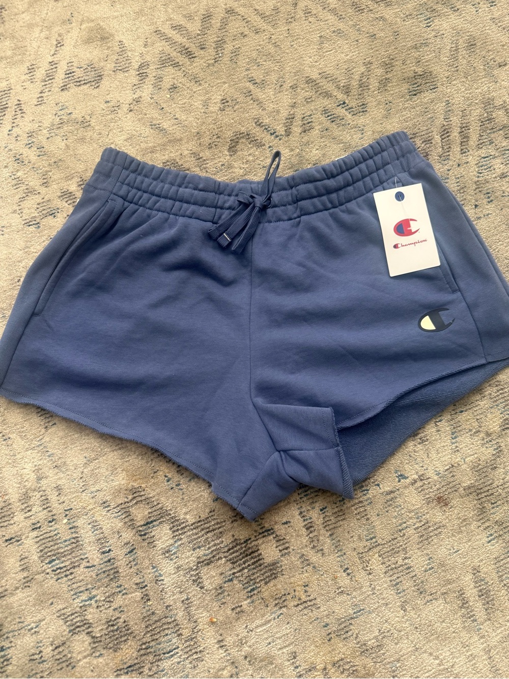 Champion women’s Navy Blue Logo Lounge Shorts